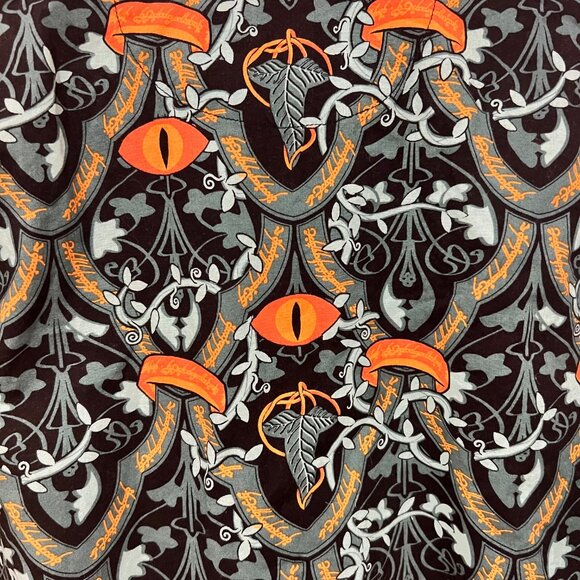 The Lord of the Rings Eye of Sauron Woven Button-Up - BoxLunch Exclusive - Picture 3 of 4